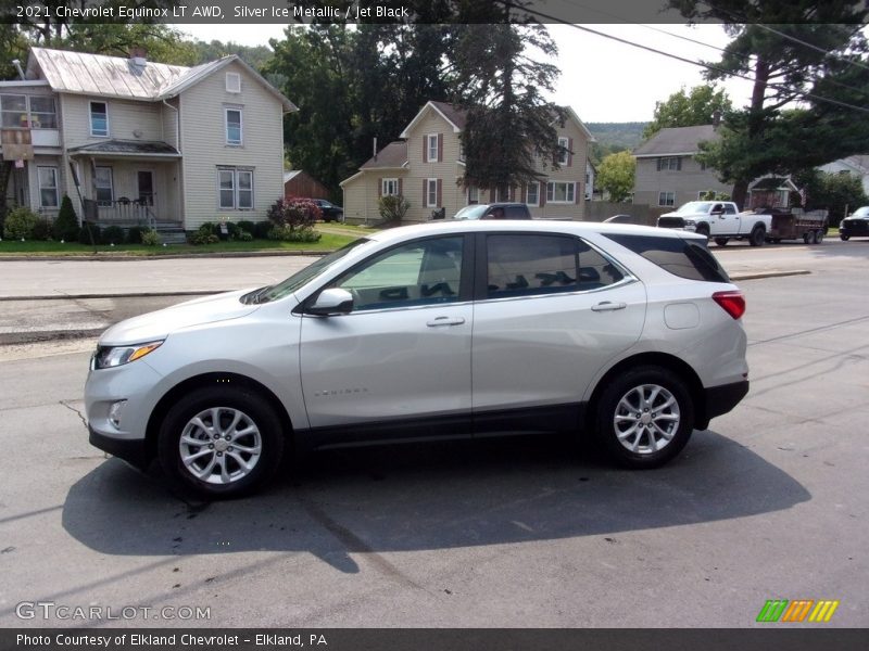 Silver Ice Metallic / Jet Black 2021 Chevrolet Equinox LT AWD