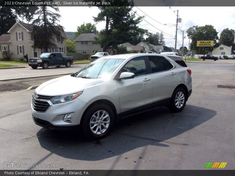 Silver Ice Metallic / Jet Black 2021 Chevrolet Equinox LT AWD