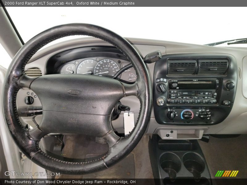 Oxford White / Medium Graphite 2000 Ford Ranger XLT SuperCab 4x4