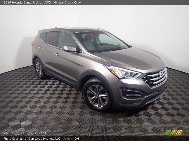 Mineral Gray / Gray 2016 Hyundai Santa Fe Sport AWD