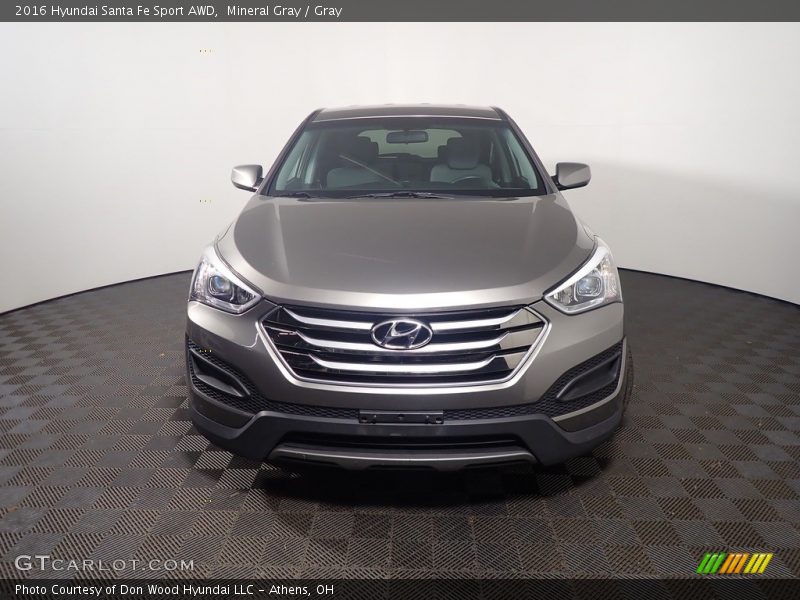 Mineral Gray / Gray 2016 Hyundai Santa Fe Sport AWD