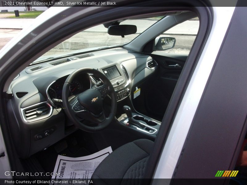 Silver Ice Metallic / Jet Black 2021 Chevrolet Equinox LT AWD