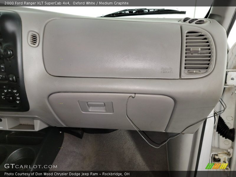 Oxford White / Medium Graphite 2000 Ford Ranger XLT SuperCab 4x4