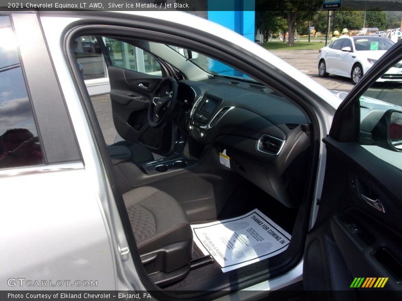 Silver Ice Metallic / Jet Black 2021 Chevrolet Equinox LT AWD