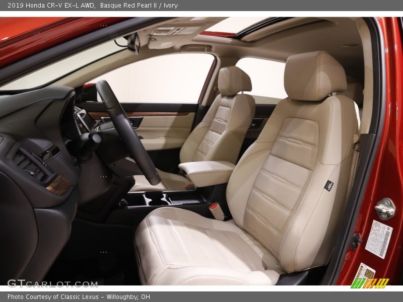 Basque Red Pearl II / Ivory 2019 Honda CR-V EX-L AWD