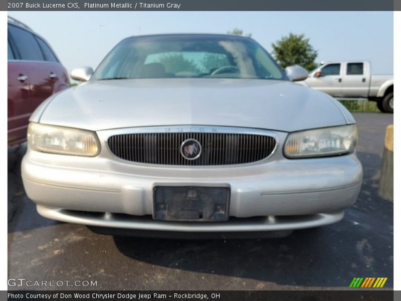 Platinum Metallic / Titanium Gray 2007 Buick Lucerne CXS