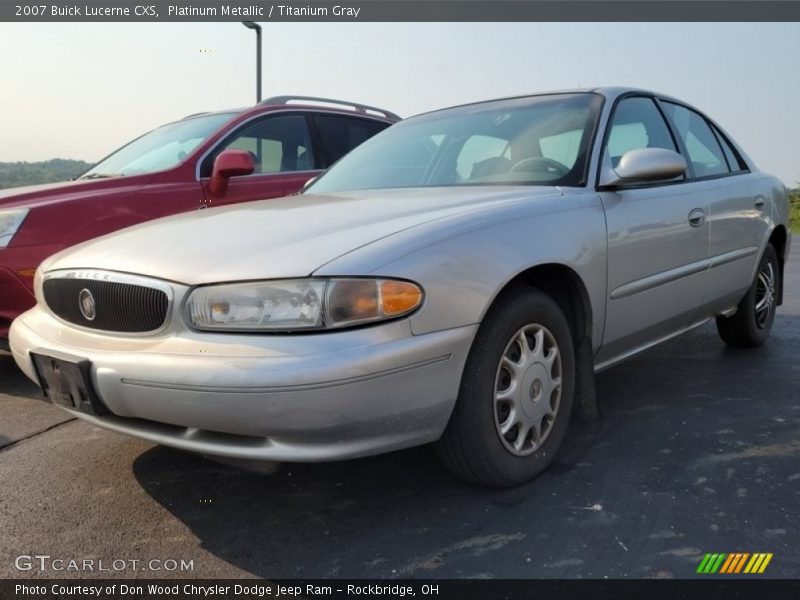 Platinum Metallic / Titanium Gray 2007 Buick Lucerne CXS