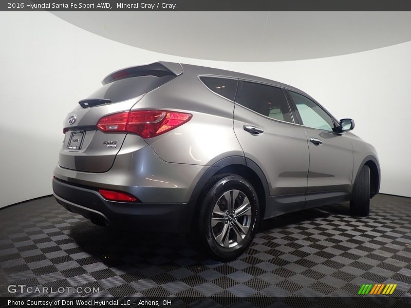 Mineral Gray / Gray 2016 Hyundai Santa Fe Sport AWD
