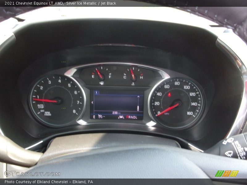 Silver Ice Metallic / Jet Black 2021 Chevrolet Equinox LT AWD