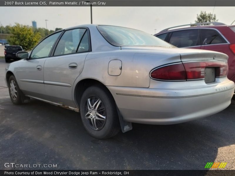 Platinum Metallic / Titanium Gray 2007 Buick Lucerne CXS