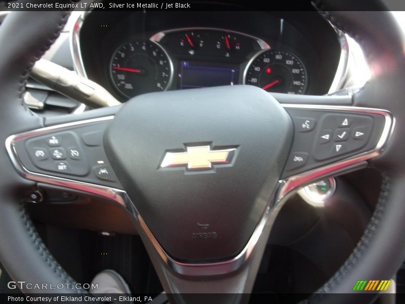 Silver Ice Metallic / Jet Black 2021 Chevrolet Equinox LT AWD