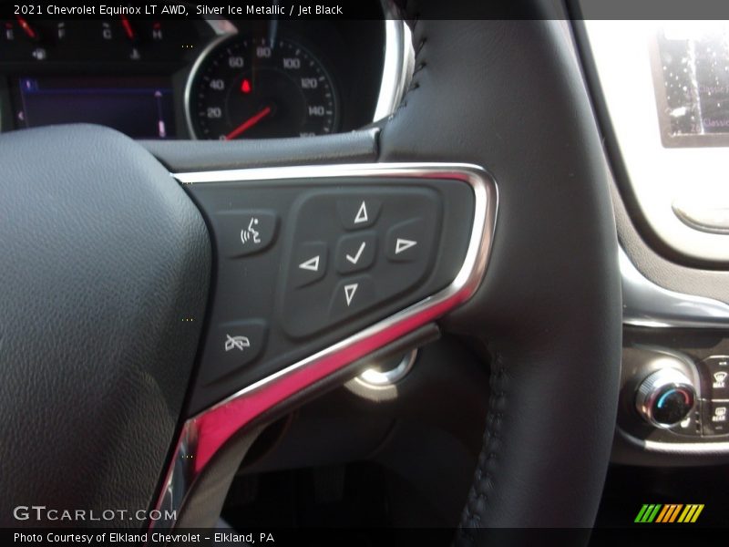 Silver Ice Metallic / Jet Black 2021 Chevrolet Equinox LT AWD
