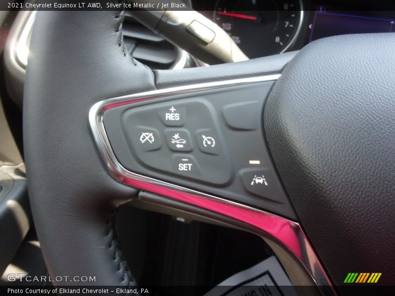 Silver Ice Metallic / Jet Black 2021 Chevrolet Equinox LT AWD