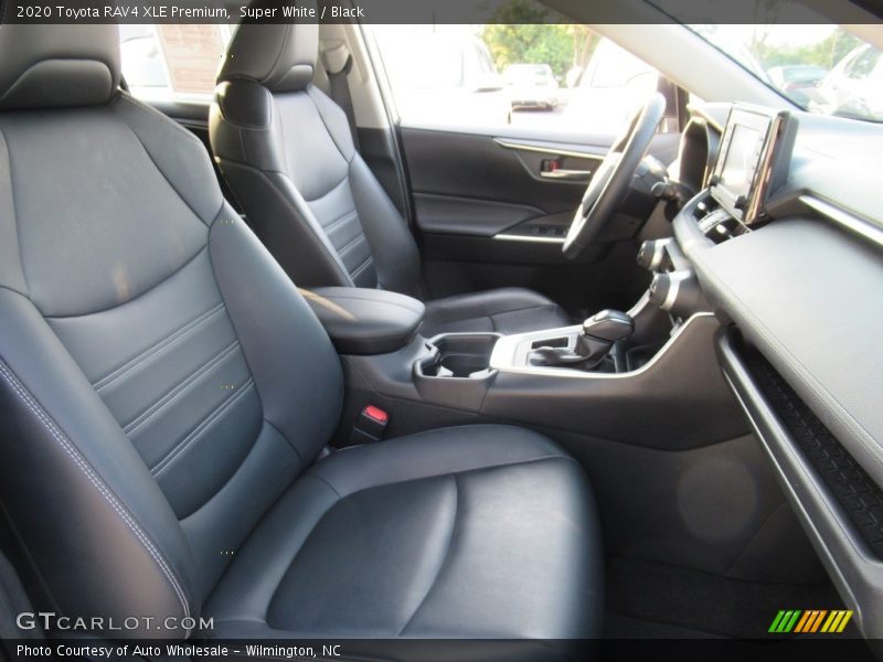 Super White / Black 2020 Toyota RAV4 XLE Premium
