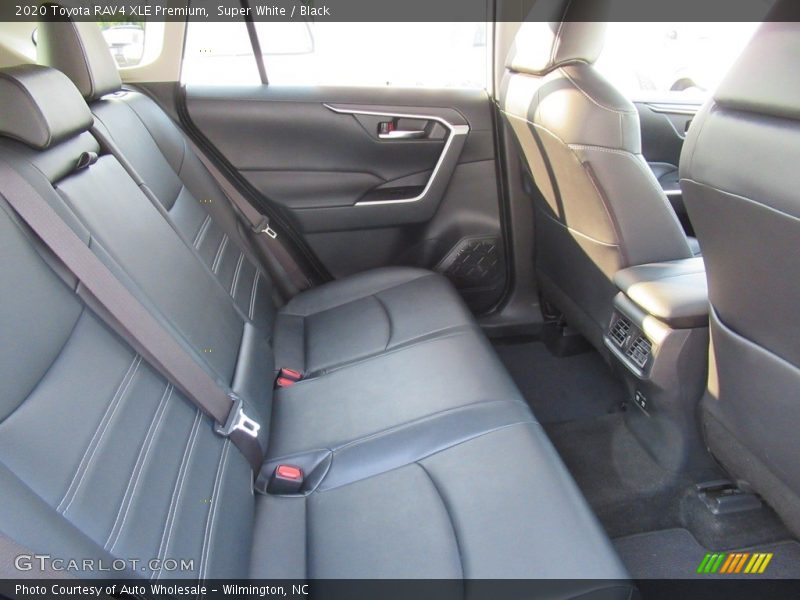 Super White / Black 2020 Toyota RAV4 XLE Premium
