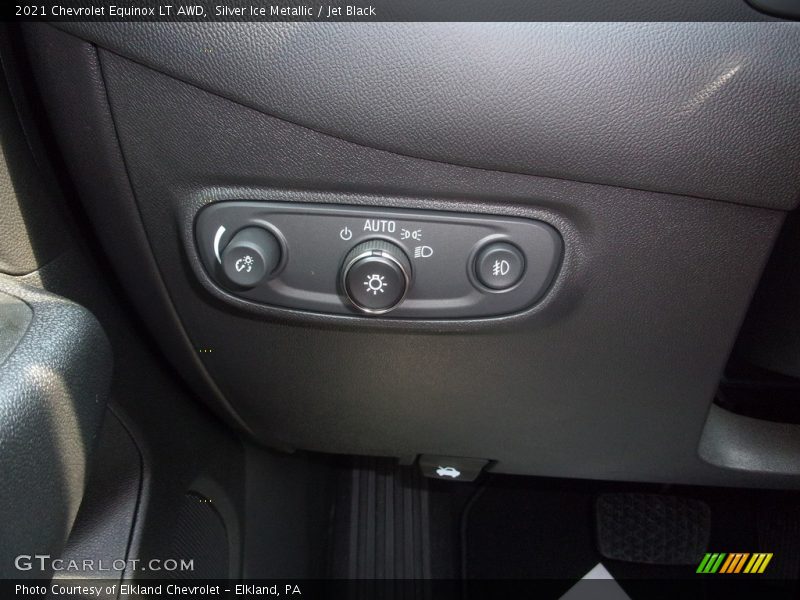 Silver Ice Metallic / Jet Black 2021 Chevrolet Equinox LT AWD
