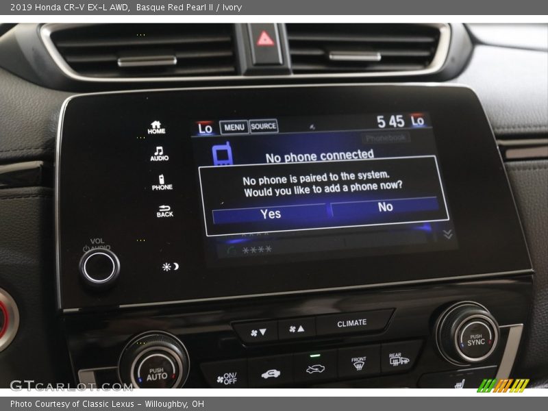 Basque Red Pearl II / Ivory 2019 Honda CR-V EX-L AWD