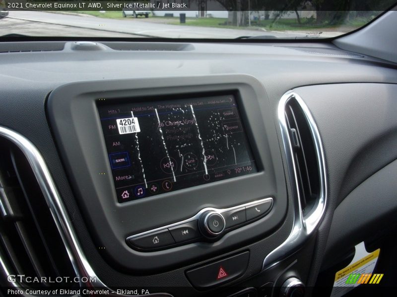 Silver Ice Metallic / Jet Black 2021 Chevrolet Equinox LT AWD