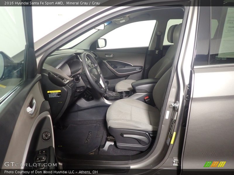 Mineral Gray / Gray 2016 Hyundai Santa Fe Sport AWD