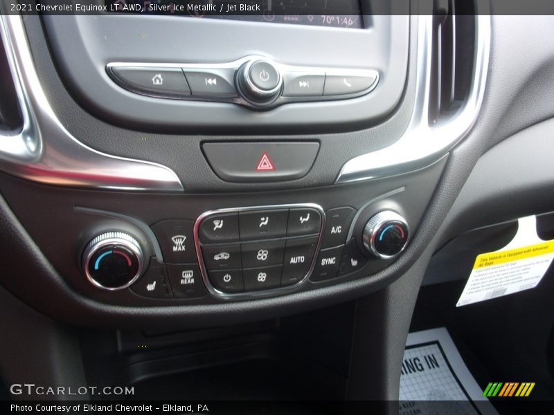 Silver Ice Metallic / Jet Black 2021 Chevrolet Equinox LT AWD