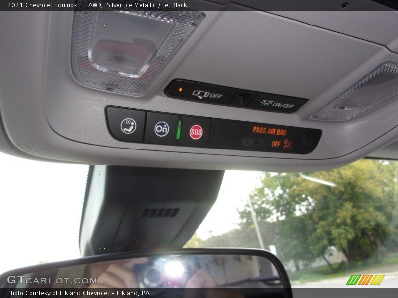 Silver Ice Metallic / Jet Black 2021 Chevrolet Equinox LT AWD