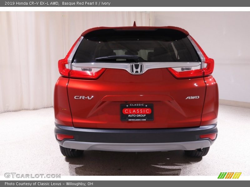 Basque Red Pearl II / Ivory 2019 Honda CR-V EX-L AWD