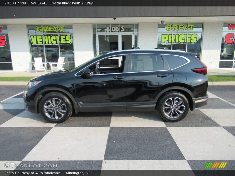 Crystal Black Pearl / Gray 2020 Honda CR-V EX-L