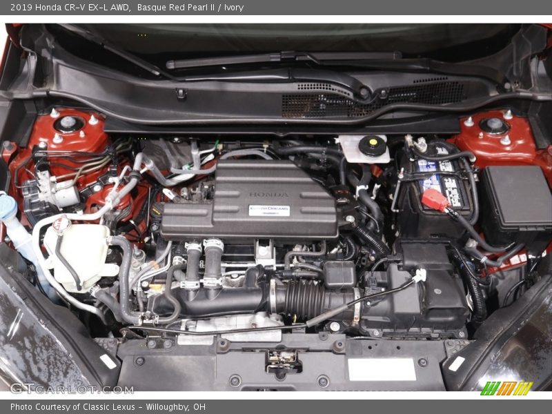 Basque Red Pearl II / Ivory 2019 Honda CR-V EX-L AWD