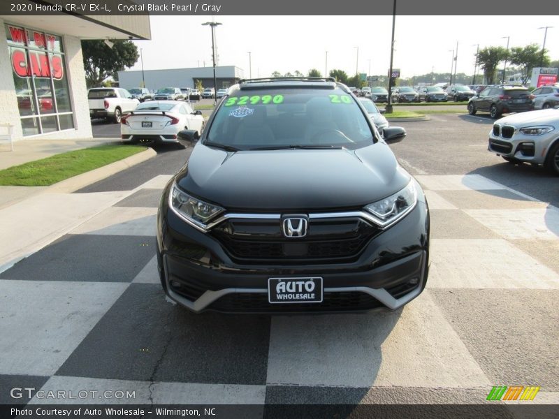 Crystal Black Pearl / Gray 2020 Honda CR-V EX-L