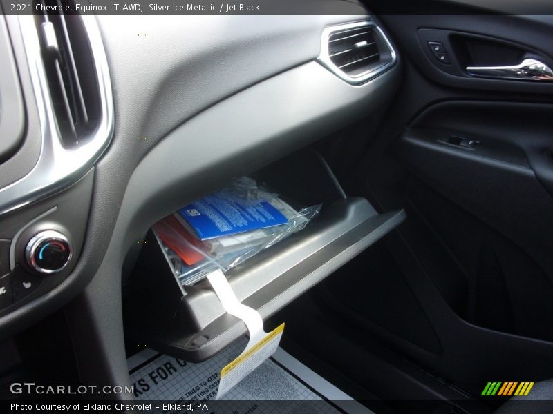 Silver Ice Metallic / Jet Black 2021 Chevrolet Equinox LT AWD