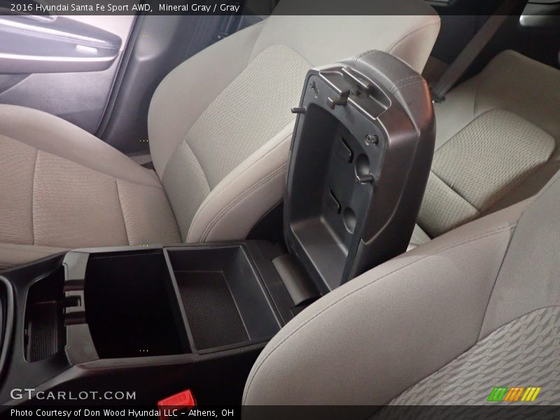 Mineral Gray / Gray 2016 Hyundai Santa Fe Sport AWD