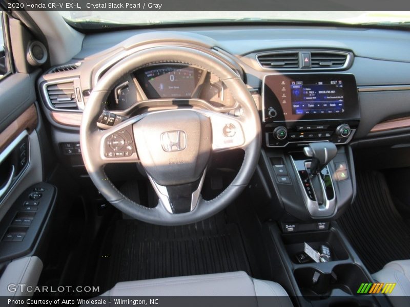 Crystal Black Pearl / Gray 2020 Honda CR-V EX-L