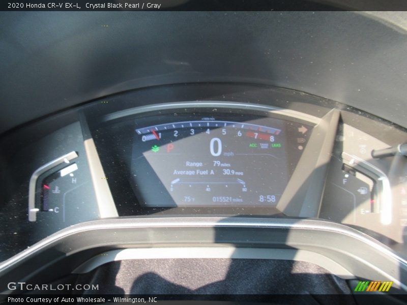 Crystal Black Pearl / Gray 2020 Honda CR-V EX-L