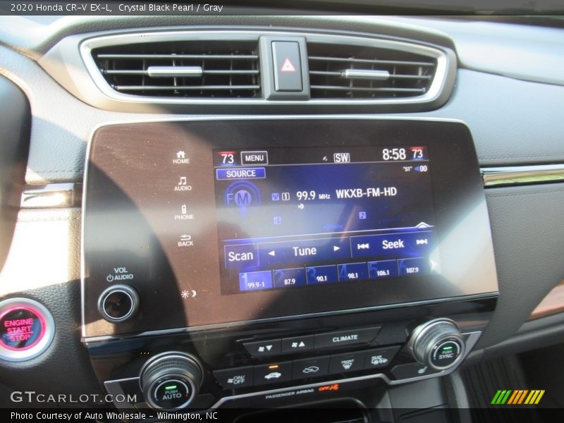 Crystal Black Pearl / Gray 2020 Honda CR-V EX-L