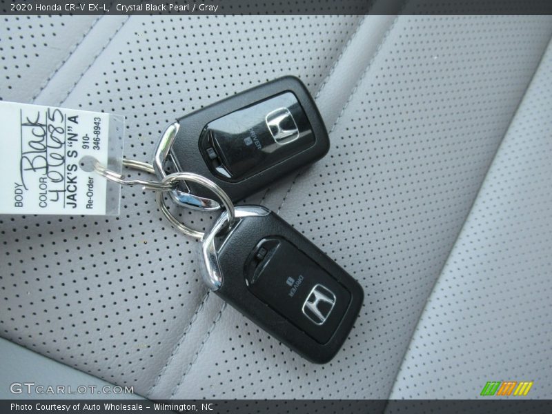 Crystal Black Pearl / Gray 2020 Honda CR-V EX-L