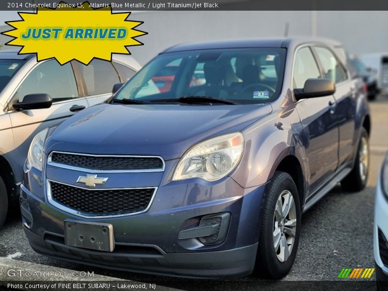 Atlantis Blue Metallic / Light Titanium/Jet Black 2014 Chevrolet Equinox LS