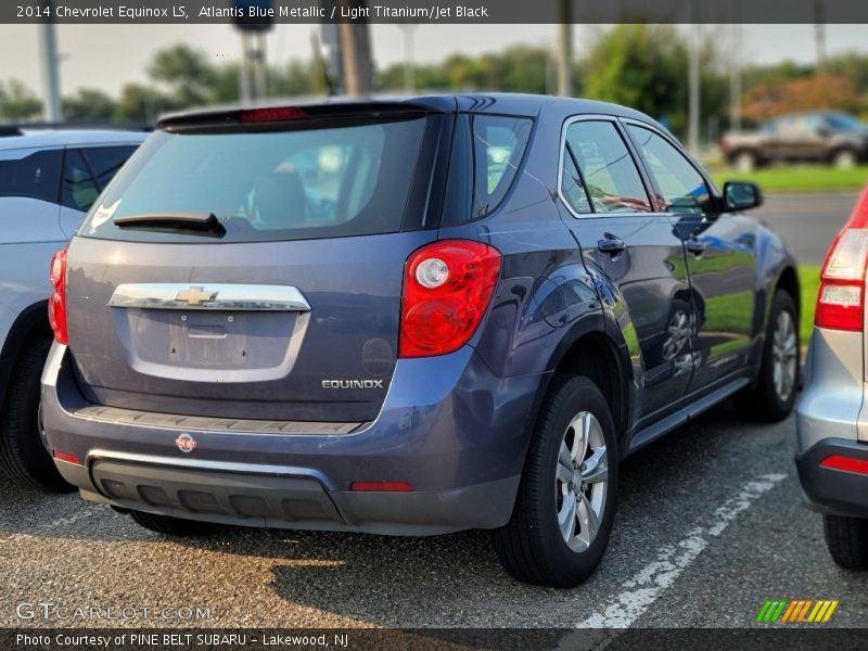 Atlantis Blue Metallic / Light Titanium/Jet Black 2014 Chevrolet Equinox LS