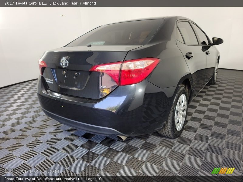Black Sand Pearl / Almond 2017 Toyota Corolla LE