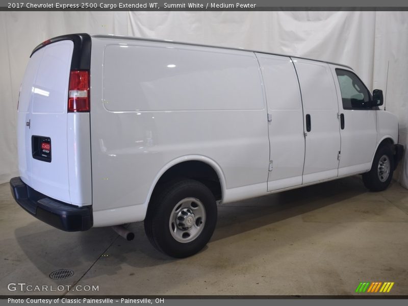 Summit White / Medium Pewter 2017 Chevrolet Express 2500 Cargo Extended WT