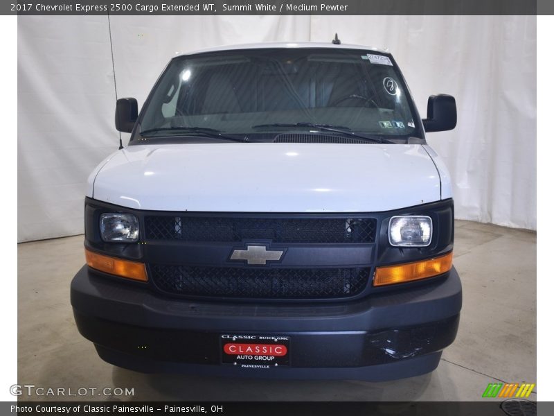 Summit White / Medium Pewter 2017 Chevrolet Express 2500 Cargo Extended WT