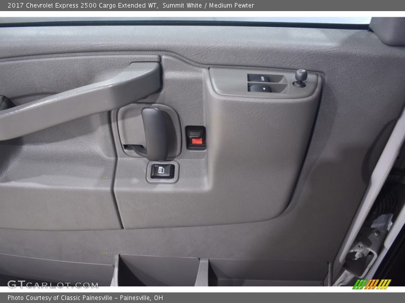 Summit White / Medium Pewter 2017 Chevrolet Express 2500 Cargo Extended WT