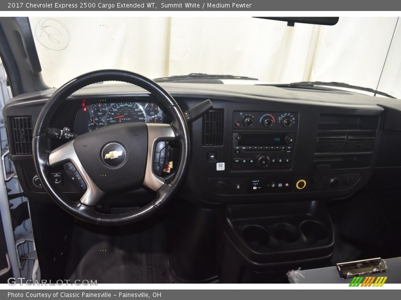 Summit White / Medium Pewter 2017 Chevrolet Express 2500 Cargo Extended WT