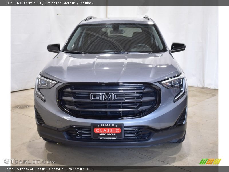 Satin Steel Metallic / Jet Black 2019 GMC Terrain SLE