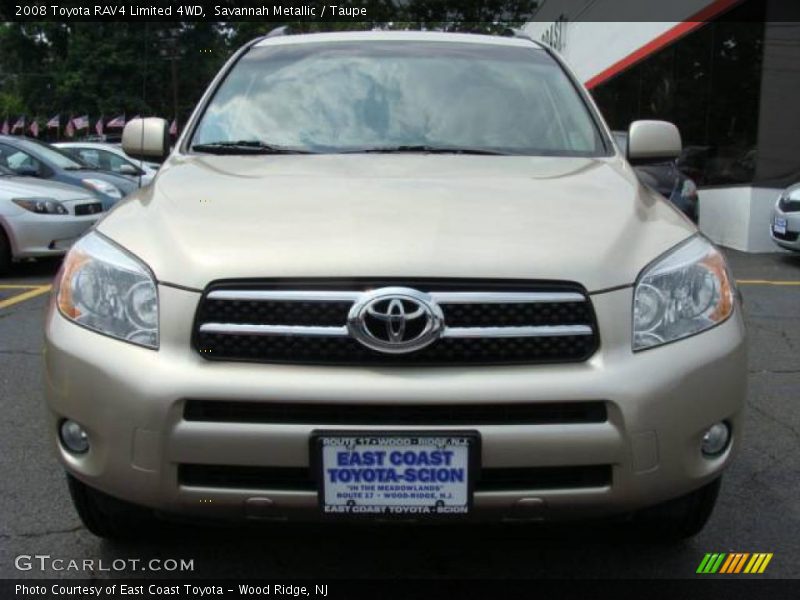 Savannah Metallic / Taupe 2008 Toyota RAV4 Limited 4WD
