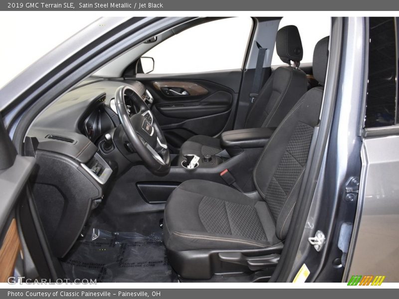 Satin Steel Metallic / Jet Black 2019 GMC Terrain SLE