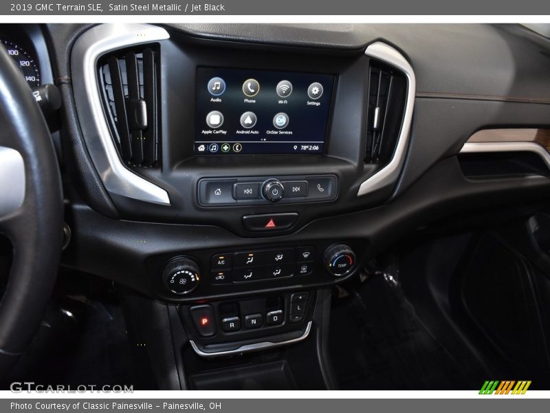 Satin Steel Metallic / Jet Black 2019 GMC Terrain SLE