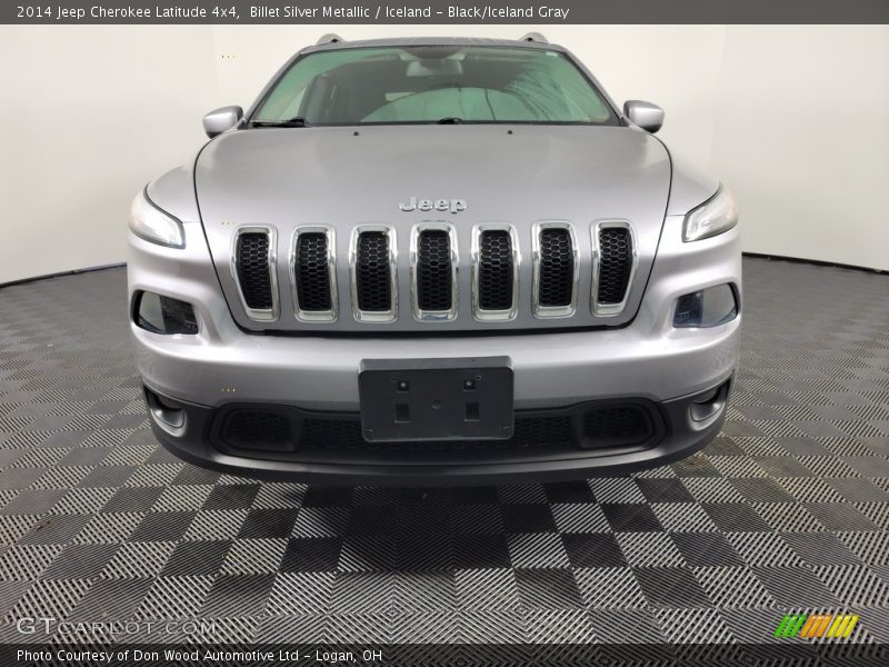 Billet Silver Metallic / Iceland - Black/Iceland Gray 2014 Jeep Cherokee Latitude 4x4