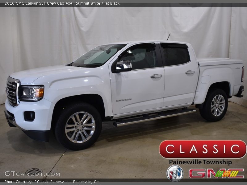 Summit White / Jet Black 2016 GMC Canyon SLT Crew Cab 4x4