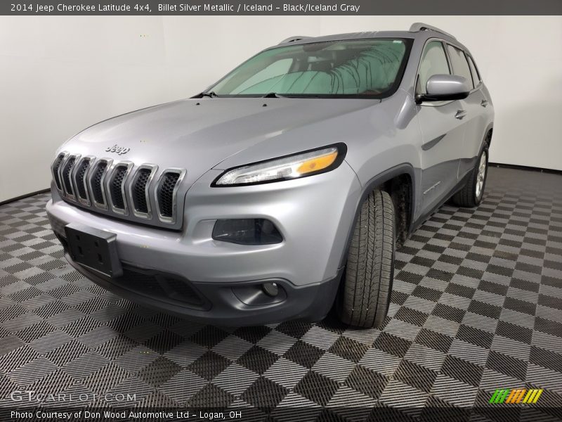 Billet Silver Metallic / Iceland - Black/Iceland Gray 2014 Jeep Cherokee Latitude 4x4