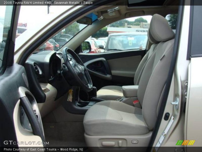 Savannah Metallic / Taupe 2008 Toyota RAV4 Limited 4WD